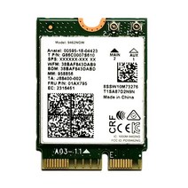라우터 모뎀 네트워크카드 Intel 9462NGW 용 무선 AC 듀얼 밴드 Wifi 카드 어댑터 Win10 시스템 용 Bluetooth 5.0 안테나가있는 CNVI NGFF M.2, 한개옵션0