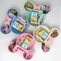 리본 미키 식판 & 식판구디백, 미키식판 구디백, 블루