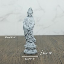 돌부처 석불상 돌부처상 작은 불교 승려 티베트 인형 부처님 돌 동상 정원 자동차 장식 명상 홈 수족관, 45