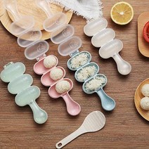 주먹밥틀 초밥 틀은 주먹밥 주형을 흔들고 있습니다, 그린 2개입
