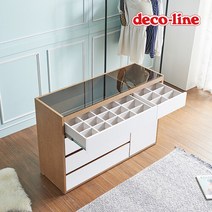 데코라인 코넬 벨르 1200 아일랜드 서랍장 DSW012C, 화이트