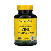 네이쳐스 플러스 아연 피콜리네이트 wB-6 0.15kg 120정 디피콜리네이트 피리독신 HCl