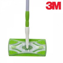 스카치브라이트 청소 막대걸레 표준형 정전기 청소포 밀대포 동물털 물걸레포 3m, 1개