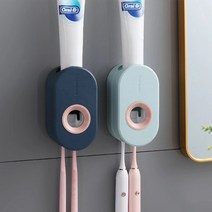 웨이커스 자동 치약 디스펜서, 스카이 블루, 1개
