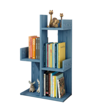 요요하우스 유아 책꽂이 이동식 3단 아동책꽂이, 2.블루 이동식 3층