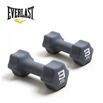 기타 에버라스트 네오플랜 덤벨 아령 3KG 2개 세트 그레이, 대량등록 쿠팡 본상품선택