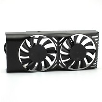 HA5510M12F-Z GPU 쿨러 팬 GTX 1050Ti 그래픽 카드 용 2 핀 LPV1, 01 Black
