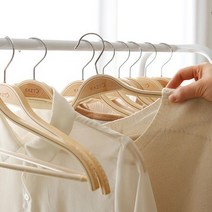회전고리 원목 실리콘 논슬립 옷걸이 30개.올리오(무료배송), 본품