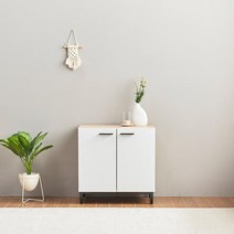 소형수납장 주방보조 정수기다이 맘마존 그릇장, 화이트그레이