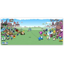 스타크래프트 리마스터 카봇 게이밍 마우스패드 장패드 추천 90cm X 40cm 청년K쇼핑, 3mm, 헌터