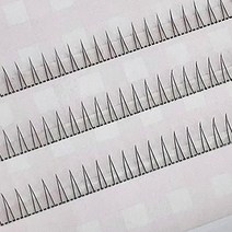 떨샵 아이하라 속눈썹 인조 가닥속눈썹, 1개, 언더 V컷 속눈썹_6mm