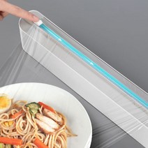 편리한 부착식랩커터기 비닐랩커터기 가정용 랩절단기 랩 랩핑기, 단품