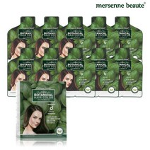 메르센보떼 보타니컬 헤어 칼라 다크브라운, 1개