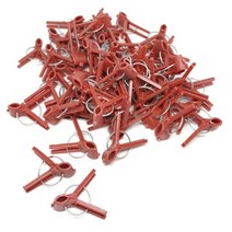 정원 원예 재배 식물 50 pcs 플라스틱 접목 클립 야채 꽃 과일 덩굴 성장 직립 오이 가지에 대한 미니 도구, CN_Round