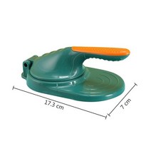 가정용제빵밀가루 반죽기Dumpling Maker Machine Press Tortilla Dough Skin Tool Wrapper 2 In 1 Mold Ra, 한개옵션1, 06 Small Green as show