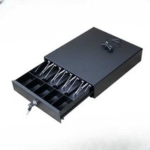 포스기금고 금전 출납기 등록기 돈통 현금 박스 서랍, 지폐5장동전수납칸5개흰색40.5x42x10