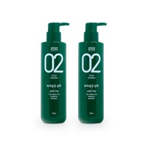[KT알파쇼핑]아모스 녹차실감 샴푸 리프레시 (지성) 산뜻한 타입 500g x 2개