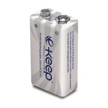 렉셀 E-KEEP 9V 충전지 1개입 (벌크), 1개, 1개