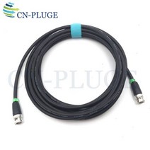 BNC 플러그-BNC 플러그 SDI 피그 테일. 카메라 RF 동축 케이블 Canare LV-61S 75ohm 비디오 신호 전송 라인, 02 black_15 10M