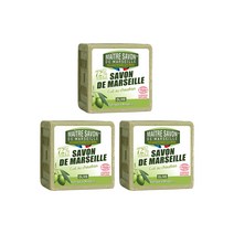 프랑스 매터사봉 마르세유솝 저자극 올리브 클렌징 비누, 300g, 3개, 3개