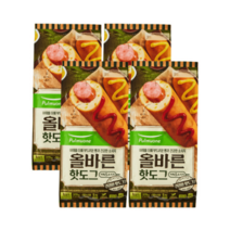 올바른핫도그 75g 5입x4봉(총20개)