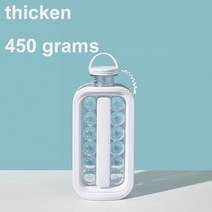 아이스메이커 제빙기ice ball maker 주전자 tritan 실리콘 아이스 큐브 금형 creative ice bottle 위스키 칵테일 바 ice tool 2 in 1, 450그램 흰색