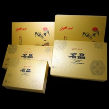 명품 우드락 4호 1박스 30개 금색 정육 명절 고기 선물 포장 세트 매장 용품