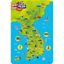 아동퍼즐 어린이퍼즐 판퍼즐-고 고 우리나라 지도 108조각, 해당 상품 선택하기, 1개