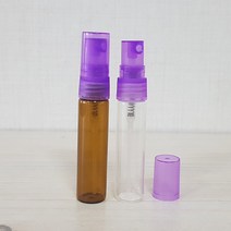 스윗바틀 향수공병, 10개, ③5ml 갈색유리병/보라색 캡