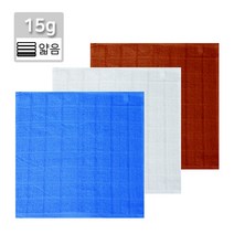 15 물수건(24x24cm 15g) 주방 업소 식당 면 물수건 다용도 순면 빨아쓰는 행주 걸레, 백색