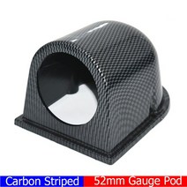 2;52mm 오일 압력 게이지 센서 1/8NPT 자동 홀더 포드 7 색 LED 프레스 가솔린 레이싱 12V, 03 holder