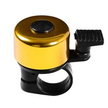 산악 합금 컬러 플랫 자전거 벨 작은 경적, T04-Gold