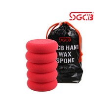 SGCB UFO 왁스스펀지 어플리케이터 패키지 (5개 한묶음)
