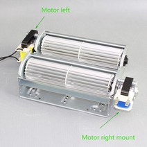 전기 벽난로 오븐 배기 팬용 크로스 플로우 팬 1개 볼 베어링 브러시리스 모터 환기 220/120V48mm, pb-48187 ac120v-60hz