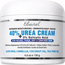우레아크림 40퍼센트 살리실산 2퍼센트 에바넬 Urea 보습 크림 130g, 1개