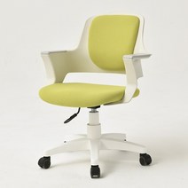 올데이즈 포이체어 화이트바디 책상의자, 애플그린