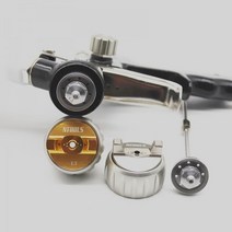 대포송풍기 충전식 무선 낙엽 스프레이 발사 1.31.7mm 노즐 자동차 수리 페인트 600CC 탱크 에어 믹싱 컵 및 어댑터 포함, 1.3mm 포