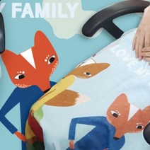 차량용 주문제작 여우 포토 극세사 항공 무릎담요 기내 무릎담요 그라다 학생 극세사 / 포굿드라이브
