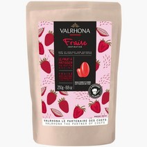 Valrhona Fraise Strawberry Candy 발로나 프레시 스트로베리 딸기 캔디 베이킹 제빵재료 250g 1팩, 1개