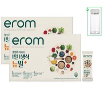 이롬황성주 1일1생식 뉴밀플러스 2박스(30g x 21포 x 2박스) + 흔들컵, 단일속성