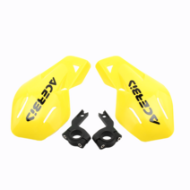 듀얼 바이크 오토바이 핸드 가드 모토 크로스 50-500cc 범용 프로텍터 먼지 자전거 atv enduro 수정 부품, [07] YELLOW