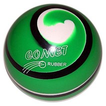 Bowlerstore Products Candlepin EPCO Urethane Commet Pro Rubber Bowling Ball 4.5”- Green/Black/White, 1