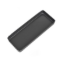 국내제작 논스틱빵틀 양면코팅빵틀 분리형 직사각 타르트틀 파이팬 4, 1개