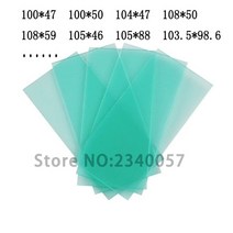 자동 어두워지는 용접 마스크/용접 필터/용접 헬멧의 보호 플라스틱 렌즈 커버 내부 PC 보호 필름, 07 108-50, 07 108-50