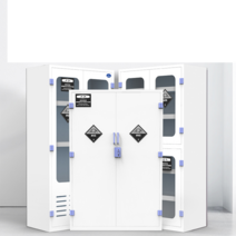 위험물보관함 부식방지 이중잠금 산업용 방폭 캐비닛, 560X430X430