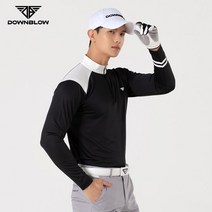 남성 골프 웨어 남자 티 셔츠 반 집업 가을 겨울 운동 의류 복 실외 스크린 실내 연습 장