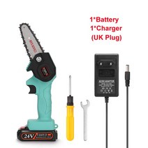 전동가지치기 전동가위 고지가위충전식 전기 전정톱 체인톱 도구, 04 UK Plug