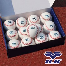 ILB 프로 대학 고교야구 시합구 I-100A 1타 (12개) 야구공 경식구, 단품
