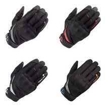 RS TAICHI 타이치 RST463 러버 너클 메쉬 글러브, 블랙, XL