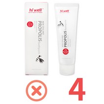 하이웰 뉴질랜드 프로폴리스 치약 100g 4개, 단품